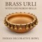 LOVENSPIRE Brass Urli Bowl with Ghungroo 2.7 Inch Indian Ethnic Urli Bowls for Floating Flowers Tea Light Candles Home Office Pooja Room Diwali Decor Showpiece Housewarming Gift